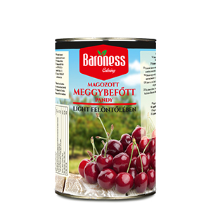 Pitted sour cherry Pandy Light with sugar 14-17%.